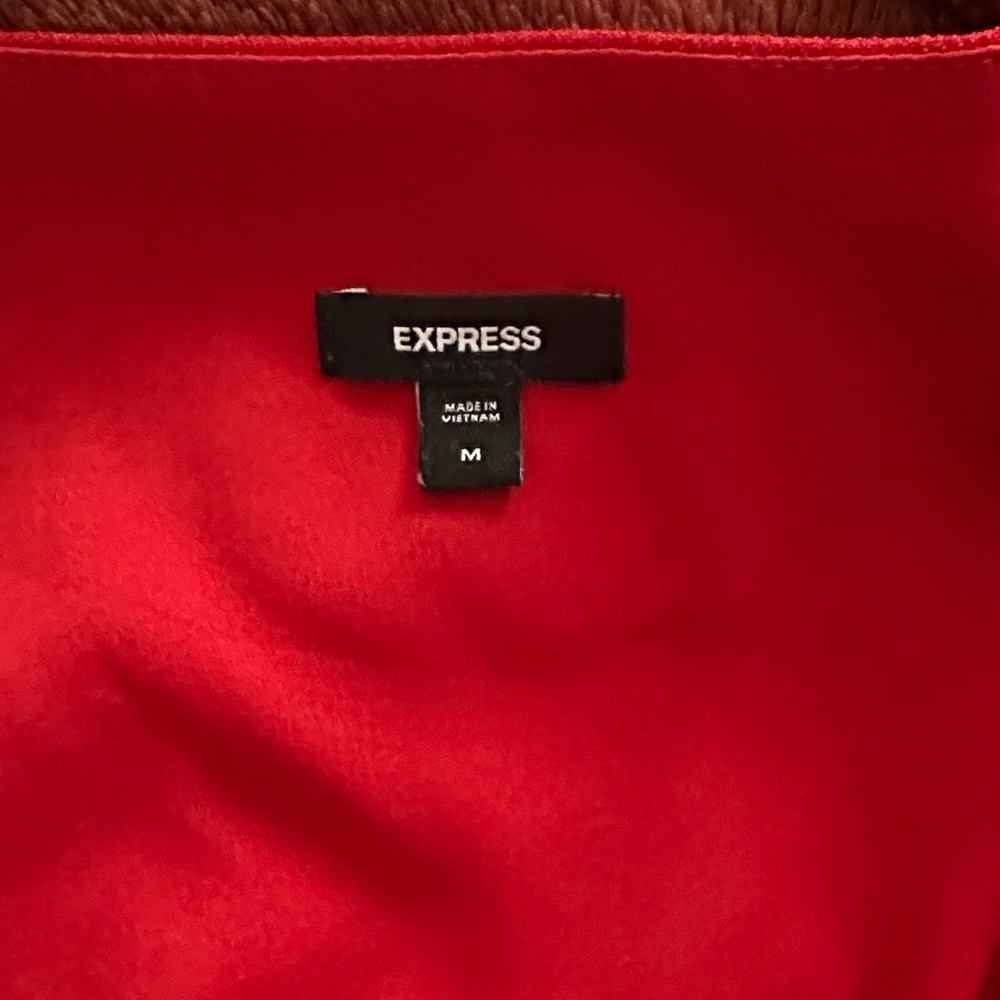 Express Bold Red Tank Top - Picture 5 of 6
